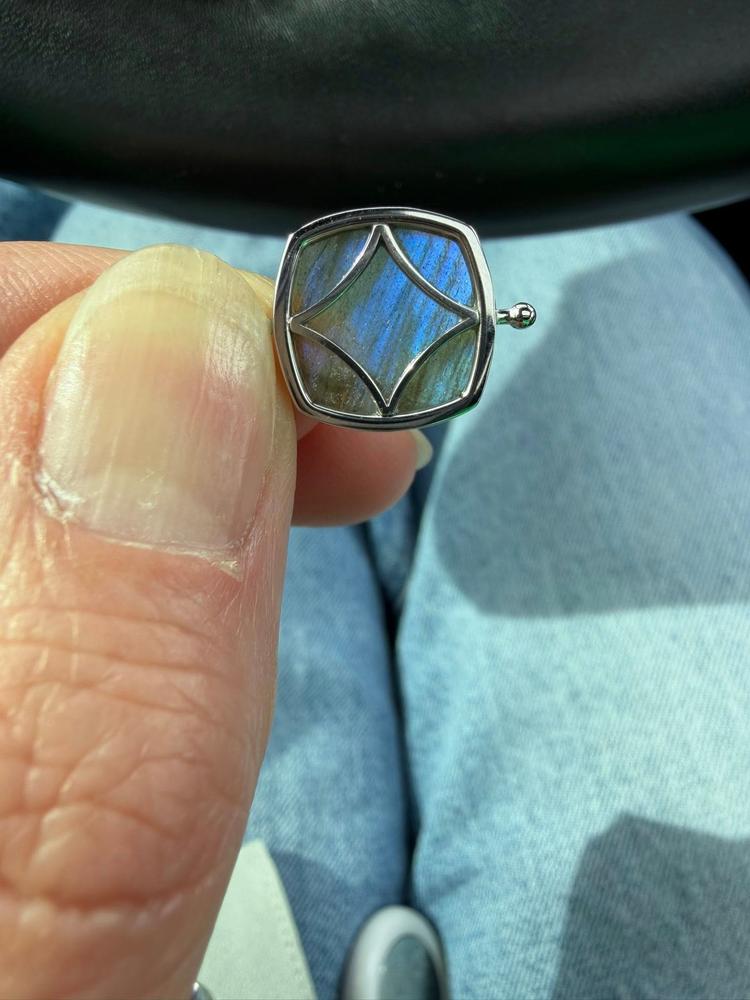 Labradorite ClaraVista™ Crystal Element - Customer Photo From Jenny 