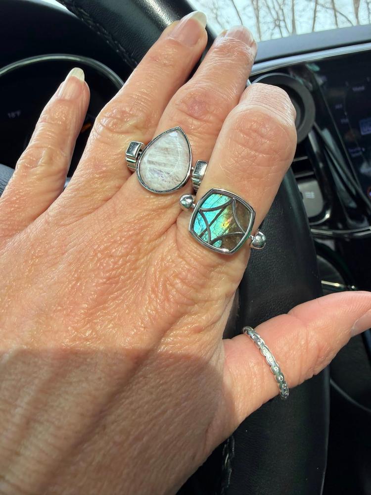 Labradorite ClaraVista™ Crystal Element - Customer Photo From Jenny 