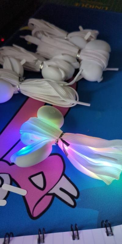 Upgraded LED Shoelaces - Customer Photo From Brittany