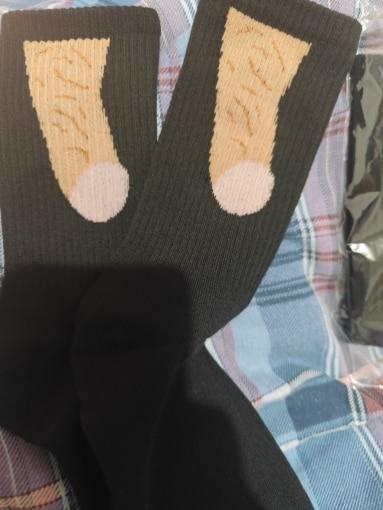 Peekaboo Funny Penis Socks - Customer Photo From L***y