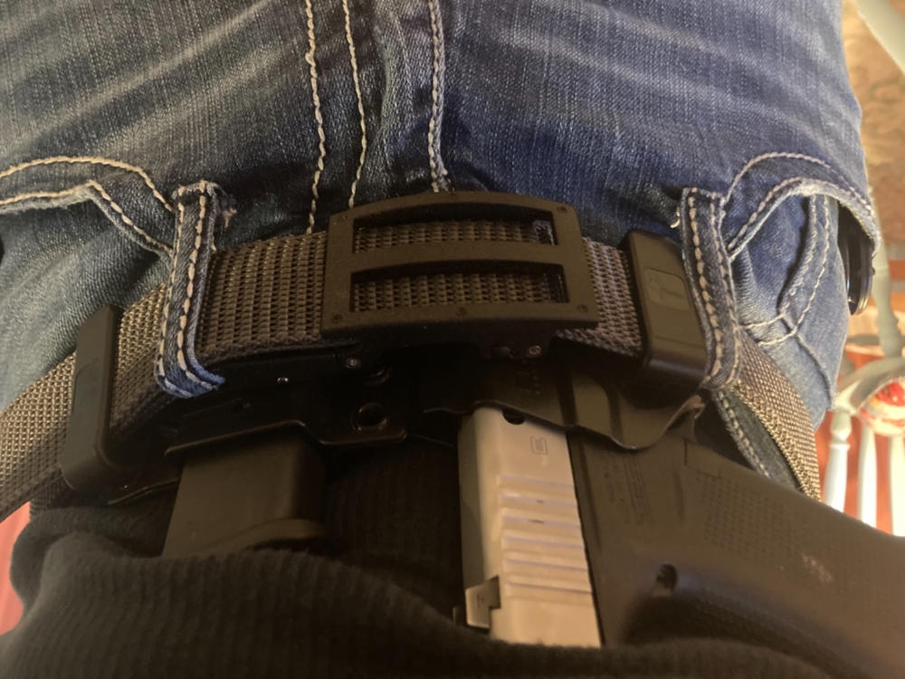 Titan Grey PreciseFit™ Gun Belt - Customer Photo From Dean hargrove 