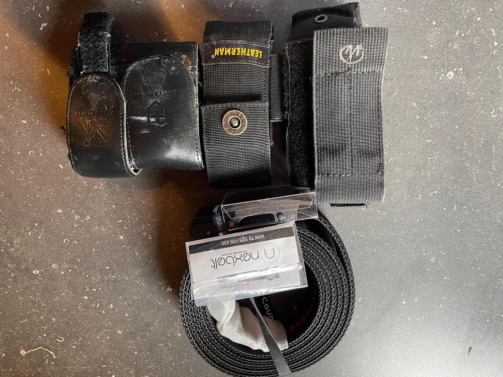 XL Titan BD Black PreciseFit™ Ratchet Gun Belt - Customer Photo From Kurt Rasmussen