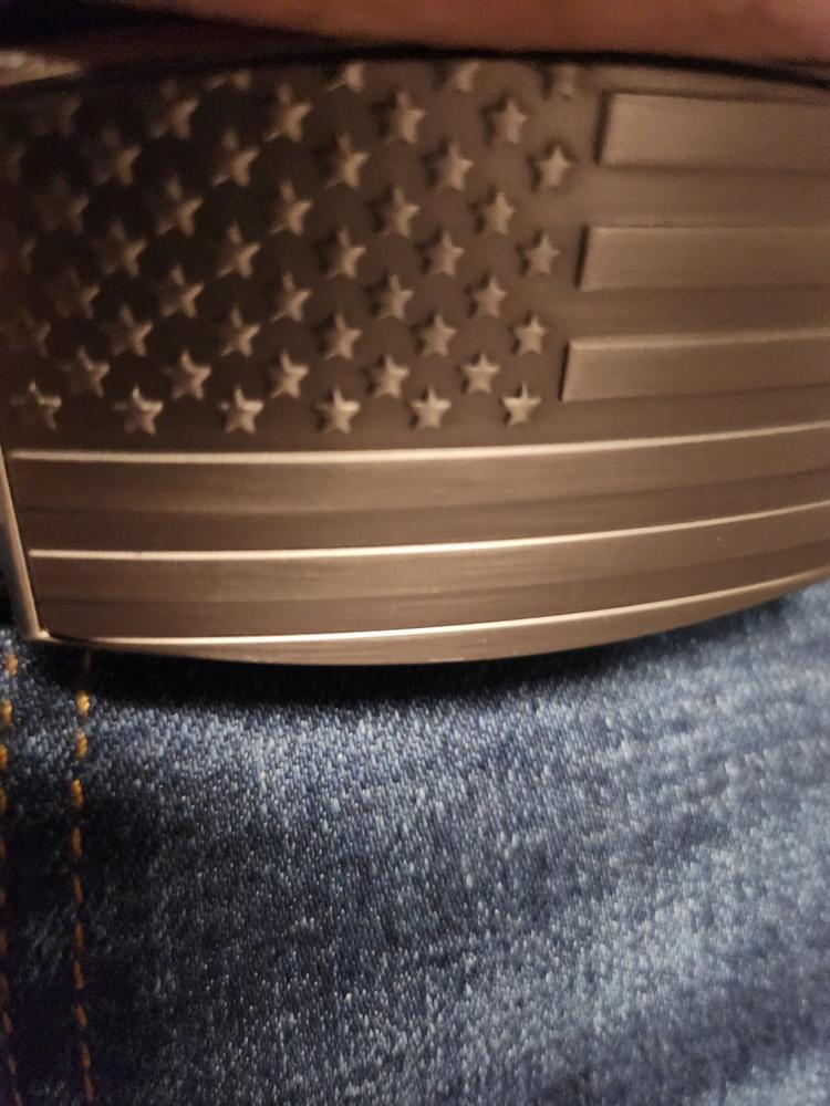 Aston USA Flag, 1 1/2" Strap, EDC Belt - Customer Photo From Anonymous