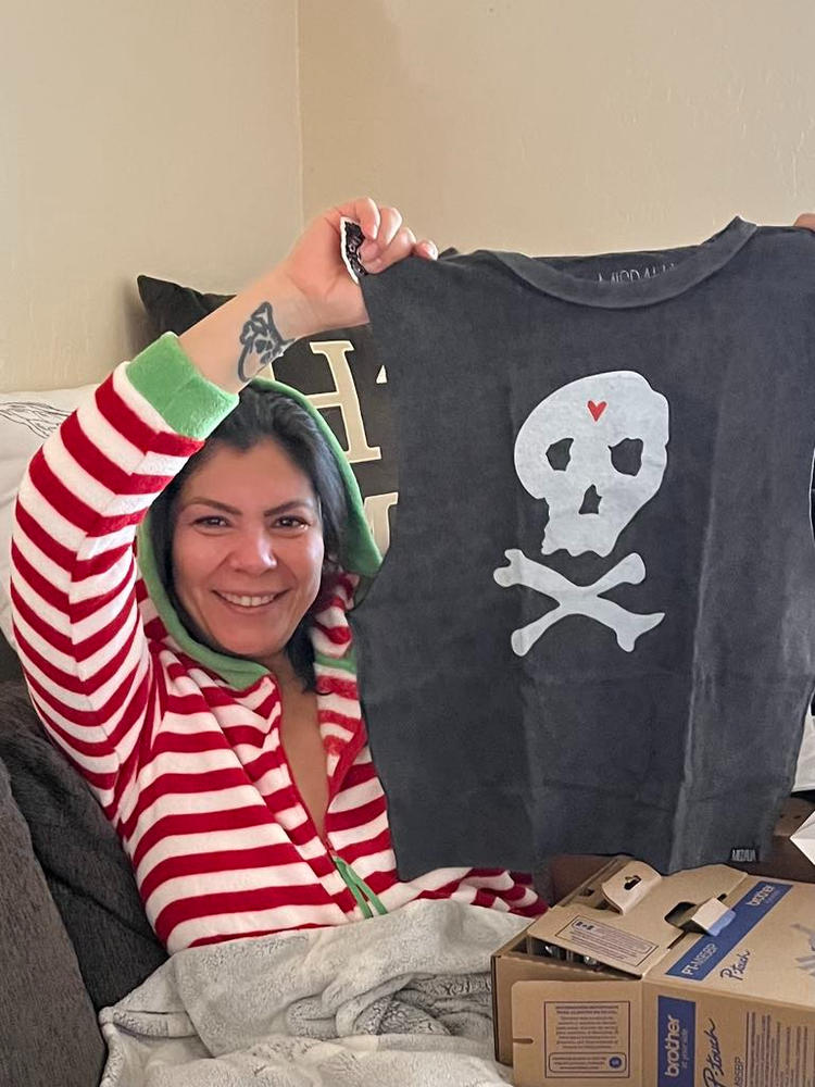 Jolly Roger Crop in Vintage Black - Customer Photo From Jeffrey Wheaton