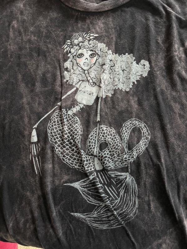 Día de los Muertos Mermaid Tee - La Loca - Customer Photo From Tamara Holubar