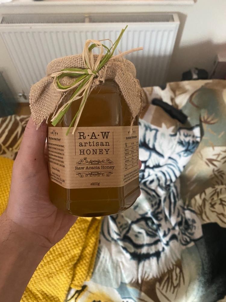 Raw Acacia Honey - Customer Photo From Geza Balogh