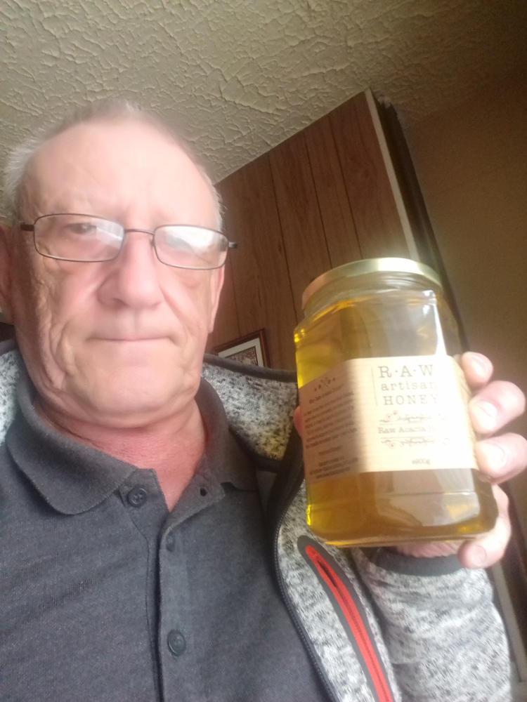 Raw Acacia Honey - Customer Photo From john stewart