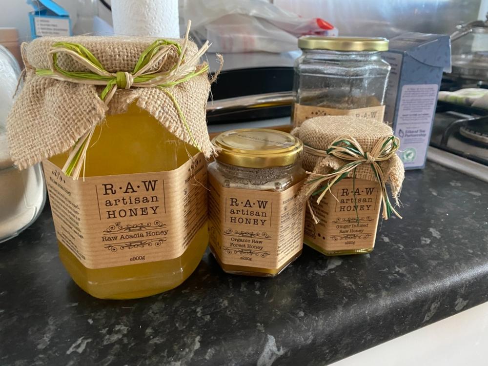 Organic Raw Forest Honey - Customer Photo From Geza B.