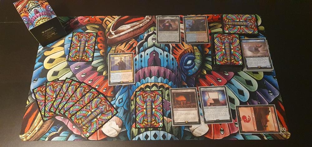The Lost Caverns of Ixalan Quintorius Kand Standard Deck Protector Sleeves (100ct) for Magic: The Gathering - Customer Photo From Anonymous