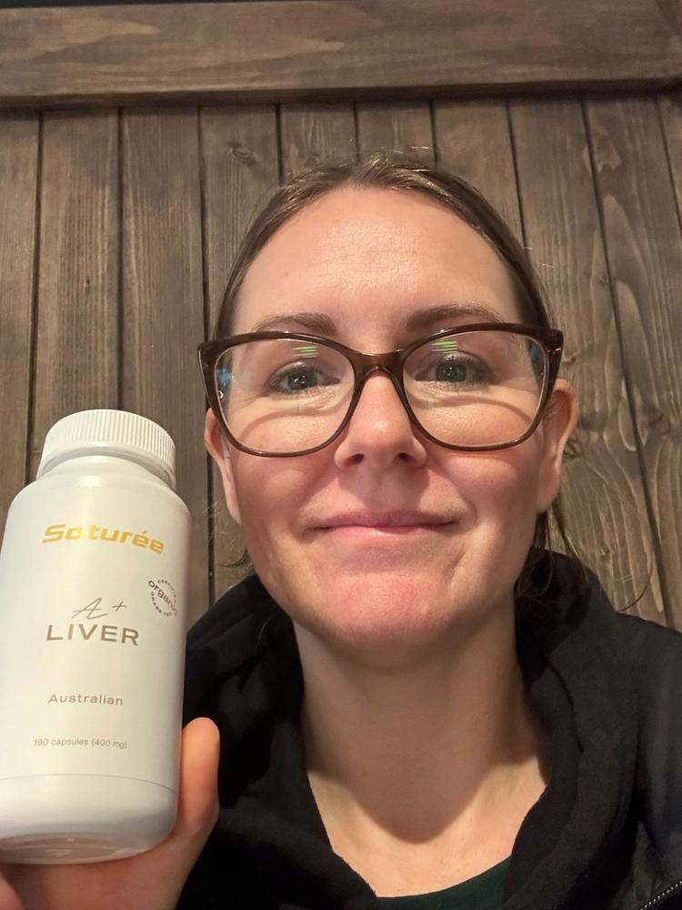 A+ Liver *Organic Capsules - Customer Photo From Kim Williams