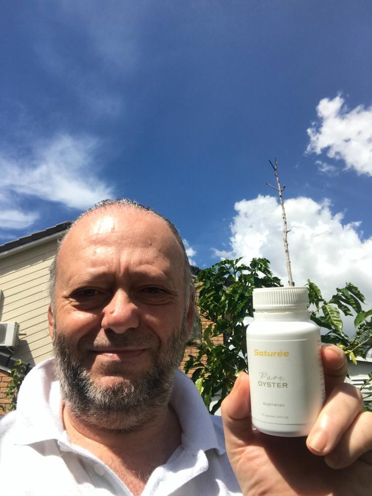 Pure Oyster Capsules - Customer Photo From Peter Clenzos