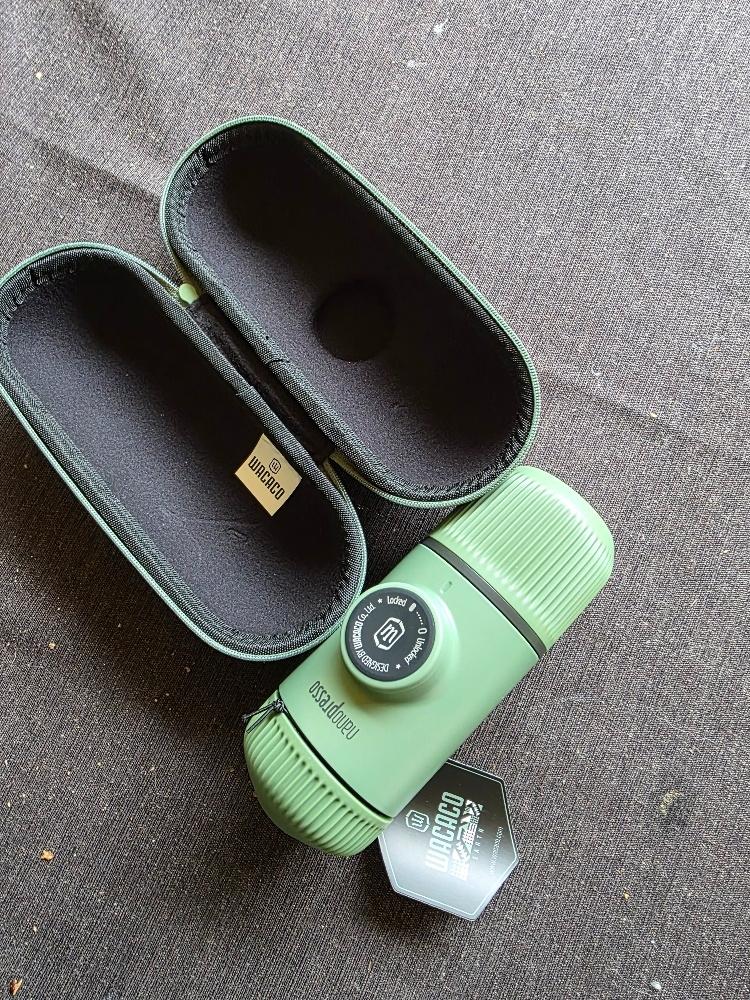 WACACO NANOPRESSO ホワイト 収納ケース付き Wacaco | Nanopresso + Case | Portable Espresso Maker with