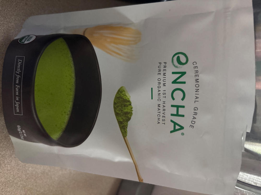 Encha Ceremonial Grade Matcha Powder - Customer Photo From Anonymous