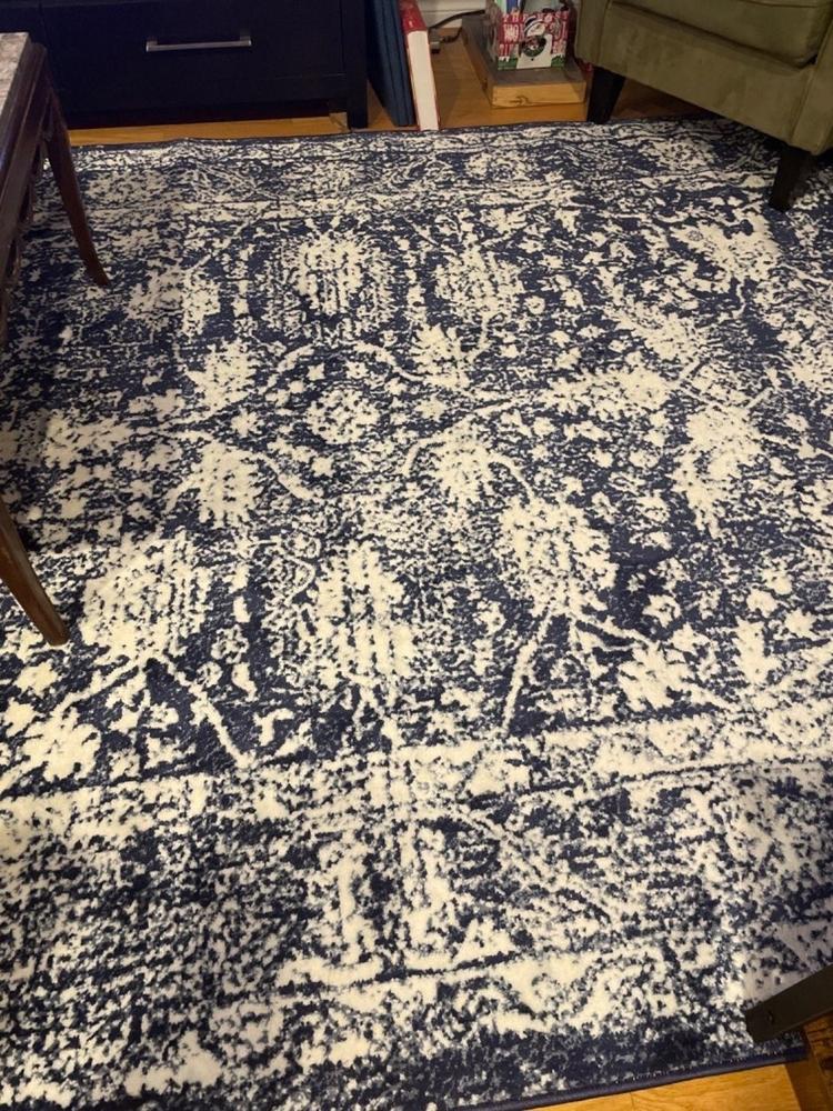Santorini Floral Navy Area Rug – The Rugs Outlet Canada