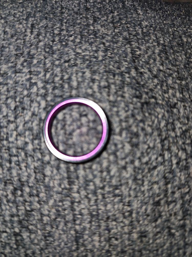 Black Tungsten Ring - Resilient Purple - 4MM - Customer Photo From Whitney Bibbs