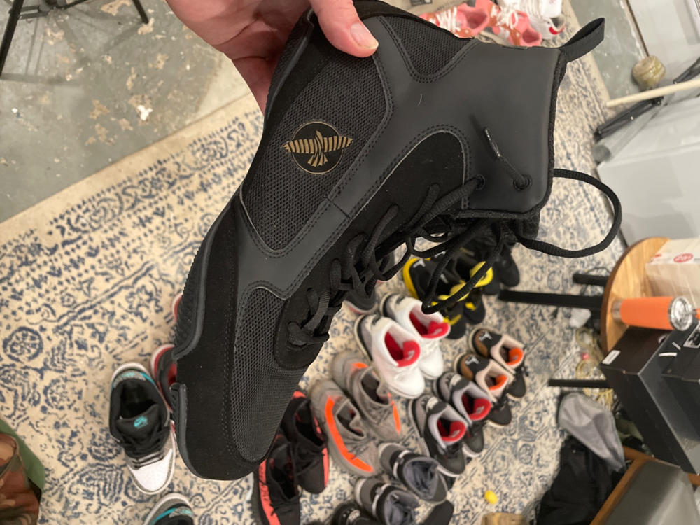 Hayabusa Pro Boxing Shoes - Customer Photo From Eric Clement