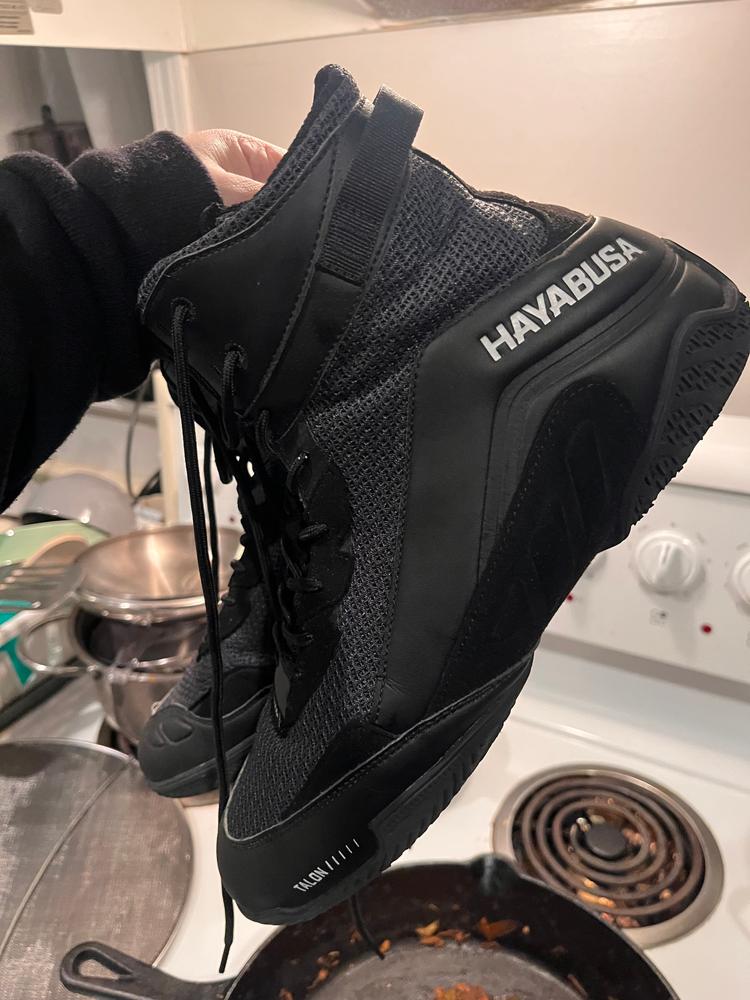 Hayabusa Talon Boxing Shoes - Customer Photo From Kris G.