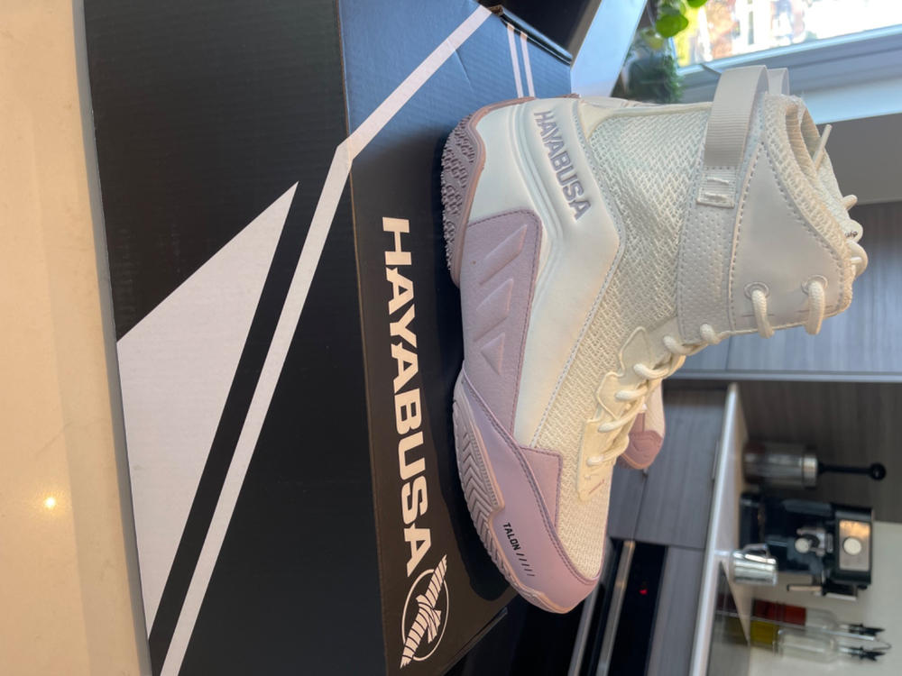 Hayabusa Talon Boxing Shoes - Customer Photo From Jane E.