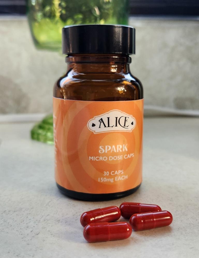 Alice Micro Dose Capsules – Spark (4500mg) - Customer Photo From Amanda Demkiw