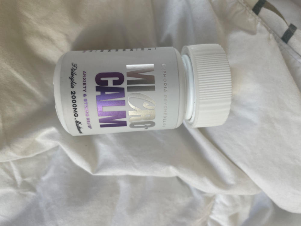 Euphoria Psychedelics – Micro Calm Capsules (2000mg) - Customer Photo From Jessica Mathieu