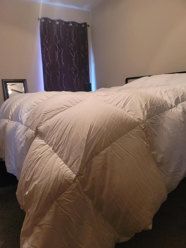 Bavarian 850 Down Comforter - Customer Photo From Jessica Williams