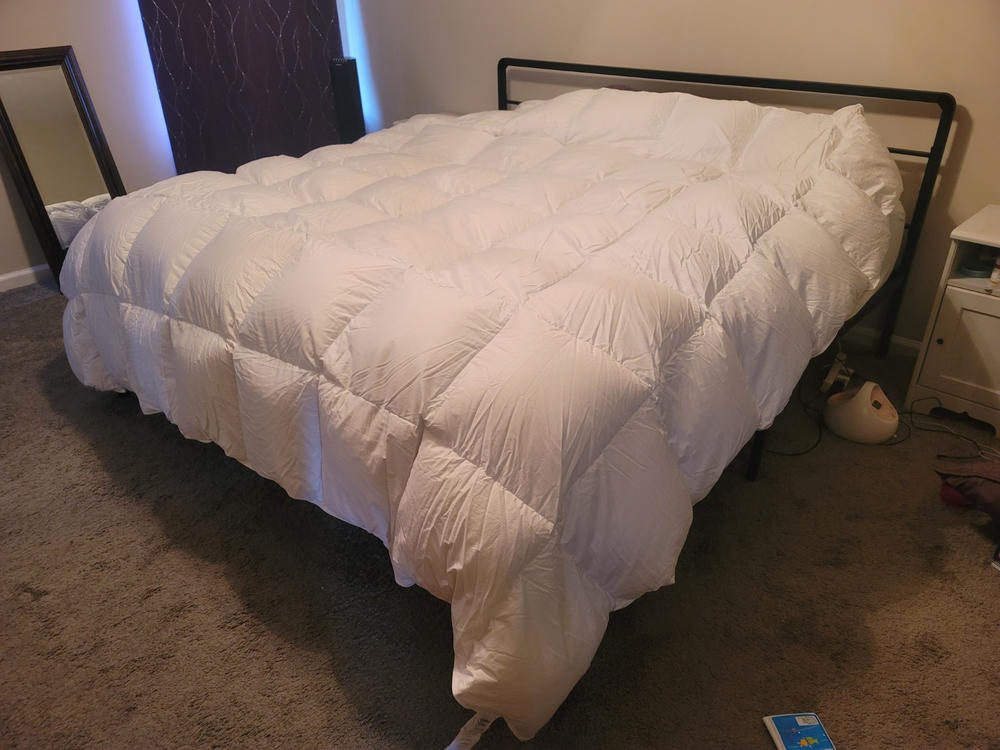 Bavarian 850 Down Comforter - Customer Photo From Jessica Williams