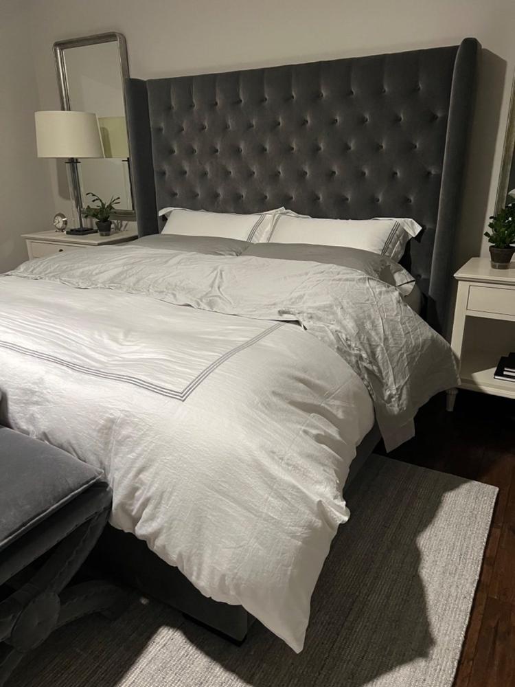 Organic Baffled Box 850 Down Comforter - Customer Photo From Anonymous