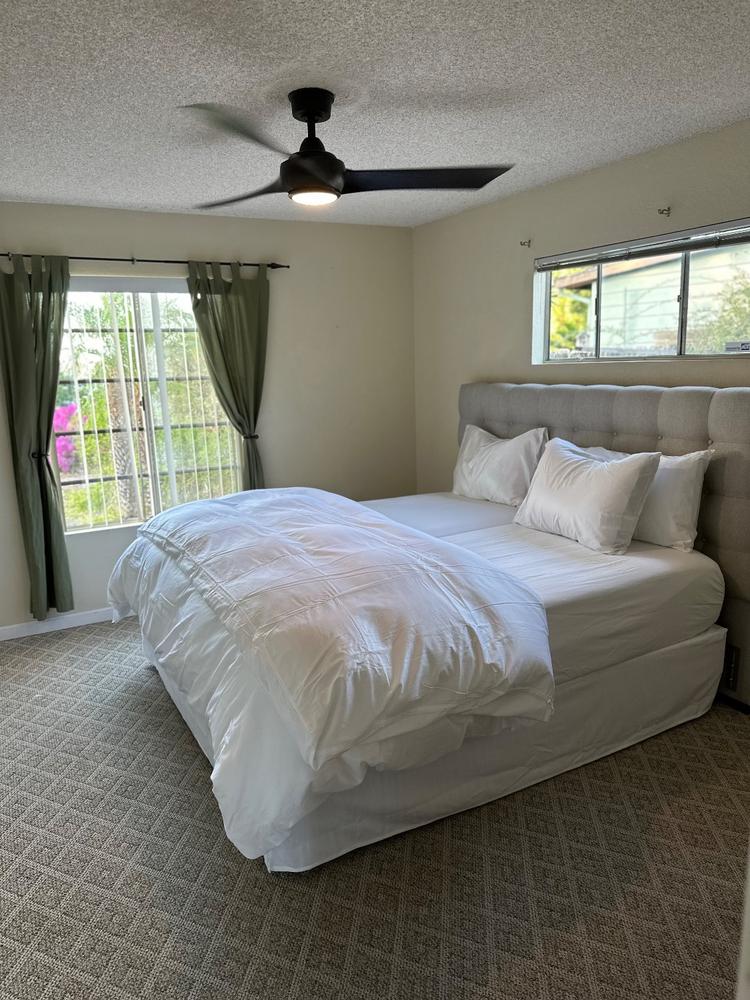 Organic Baffled Box 850 Down Comforter - Customer Photo From Anonymous