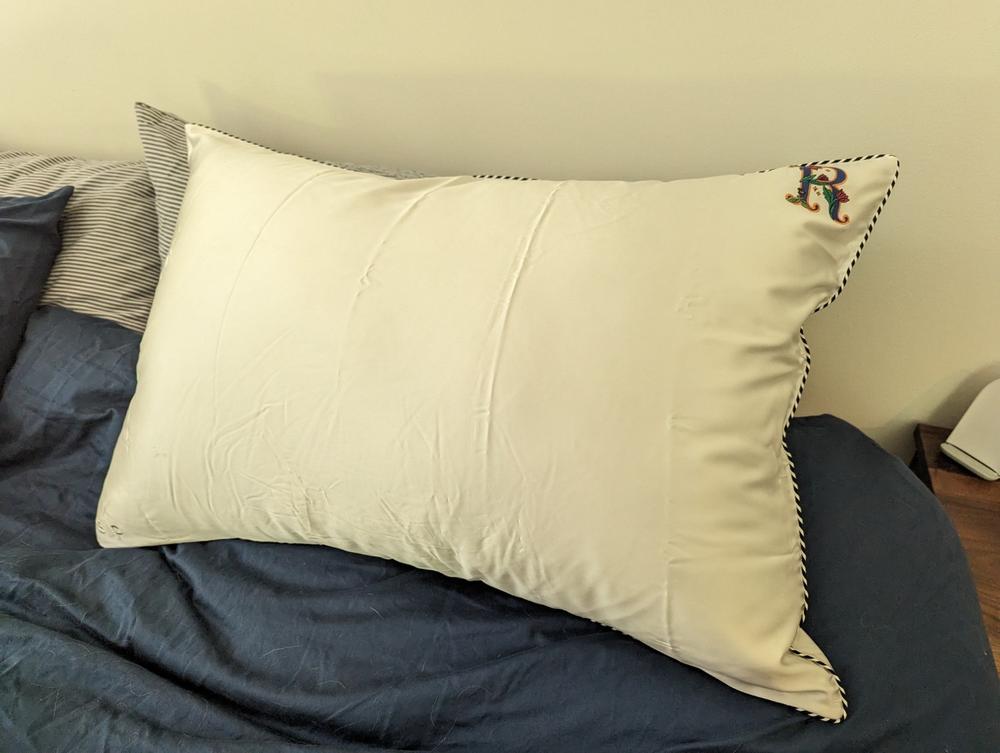 Organic Down Pillow - 850 Fill - Customer Photo From Rachel Reineke