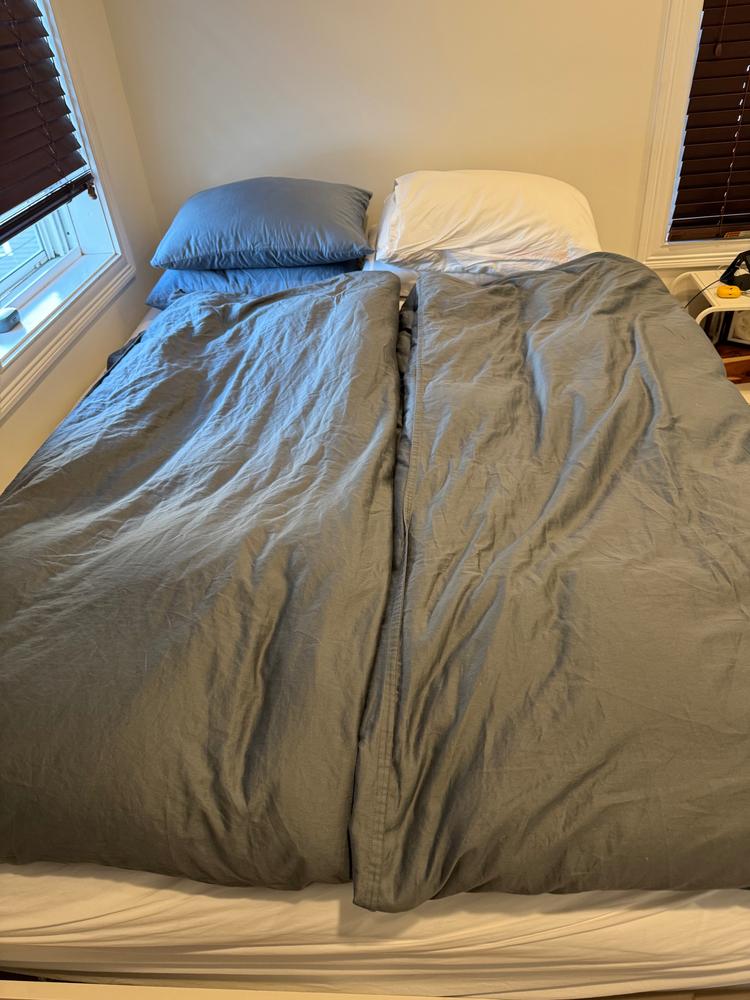 Organic Cotton Duvet Cover Set - Customer Photo From Liz