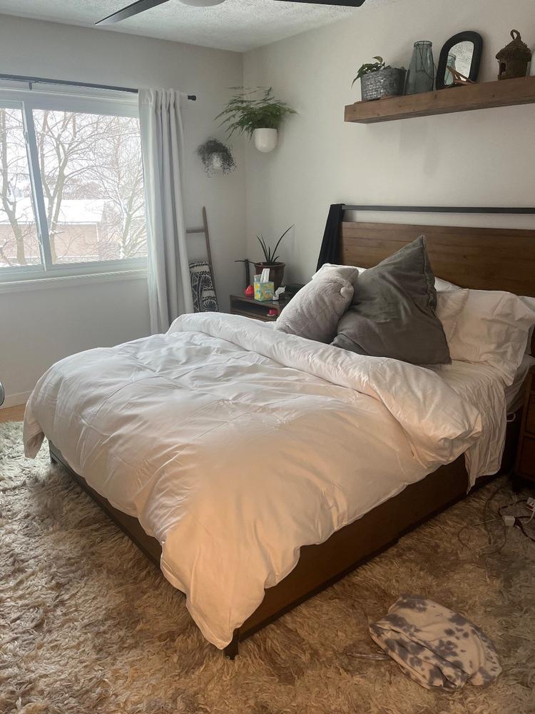 Organic Cotton Duvet Cover Set - Customer Photo From Anna Quinnan