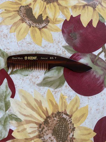 Kent Swept Tail Beard Comb 85T - Customer Photo From Elisha S.