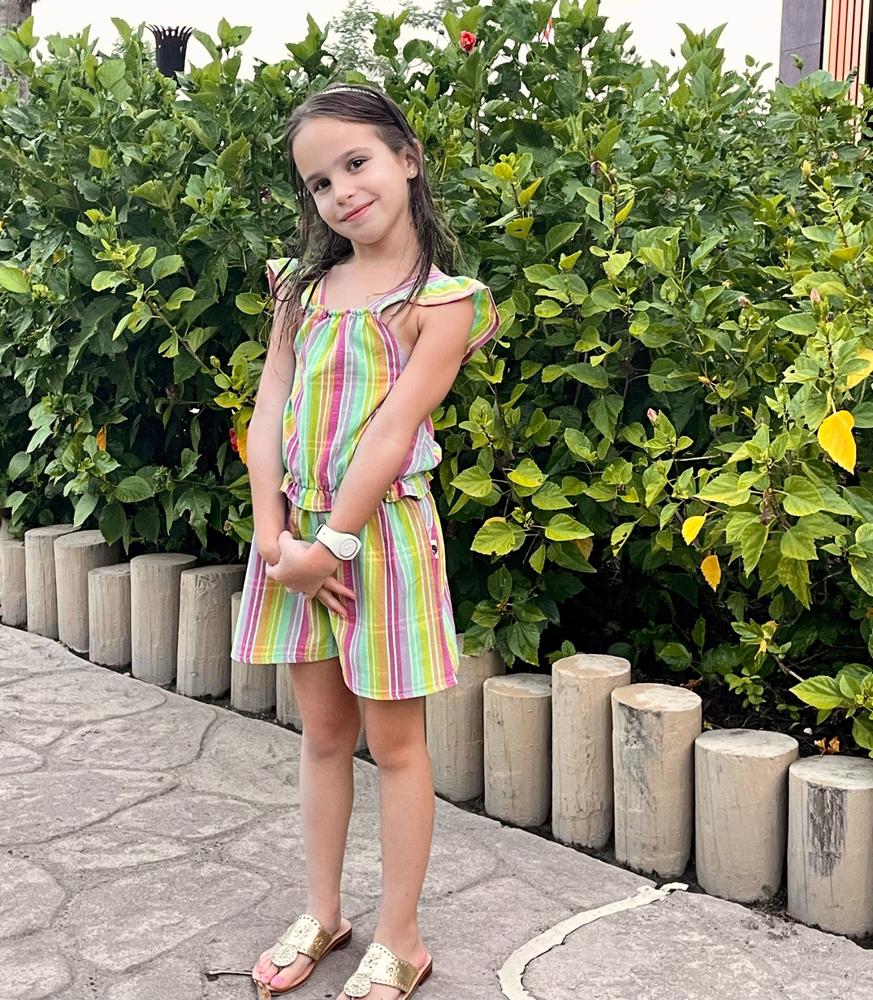 Remi Girl Romper in Multicolor - Customer Photo From Anonymous