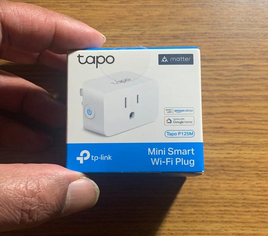 TP-Link Tapo Matter Compatible Smart Plug Mini 15A/1800W Tapo P125M