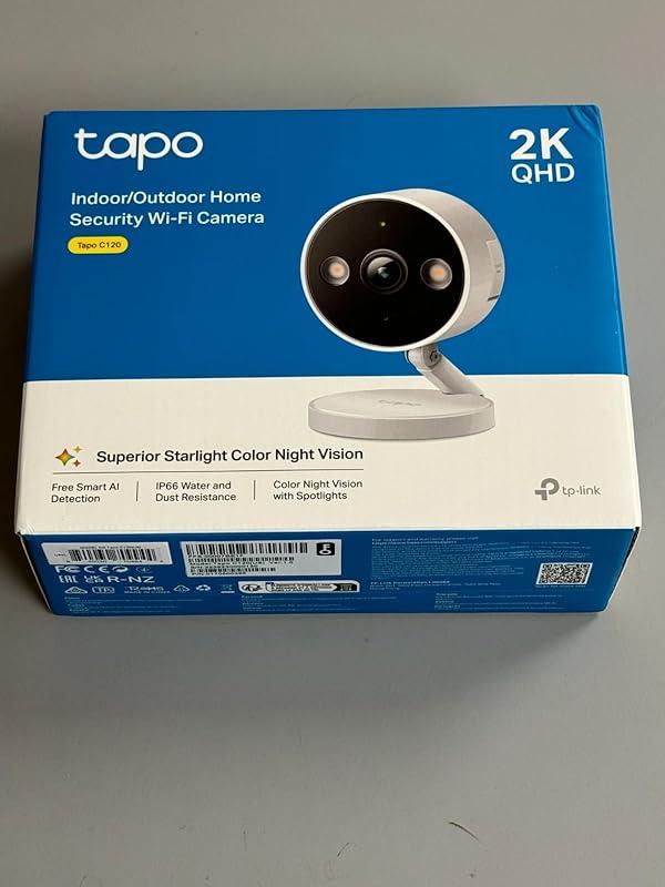 Indoor Security Camera C120, 2K & Night Vision