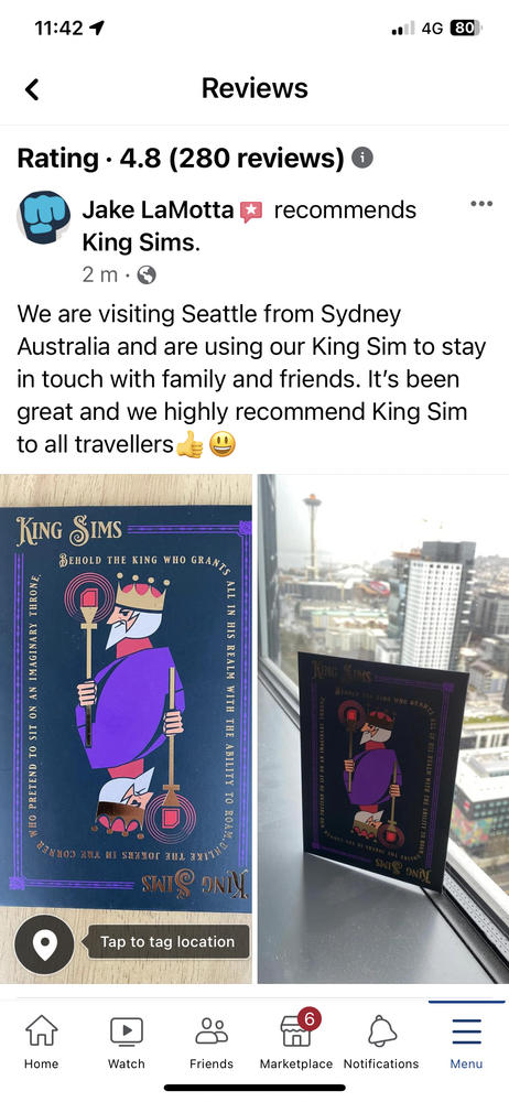 USA 15 Days Travel SIM Card | Unlimited High Speed 5G & 4G Data | T-Mobile - Customer Photo From Jake lamotta