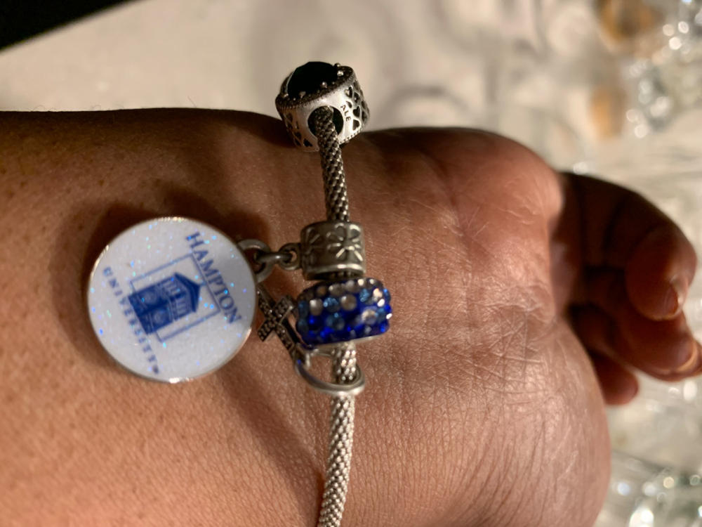 Hampton University Charm - Customer Photo From Felicia Johnson