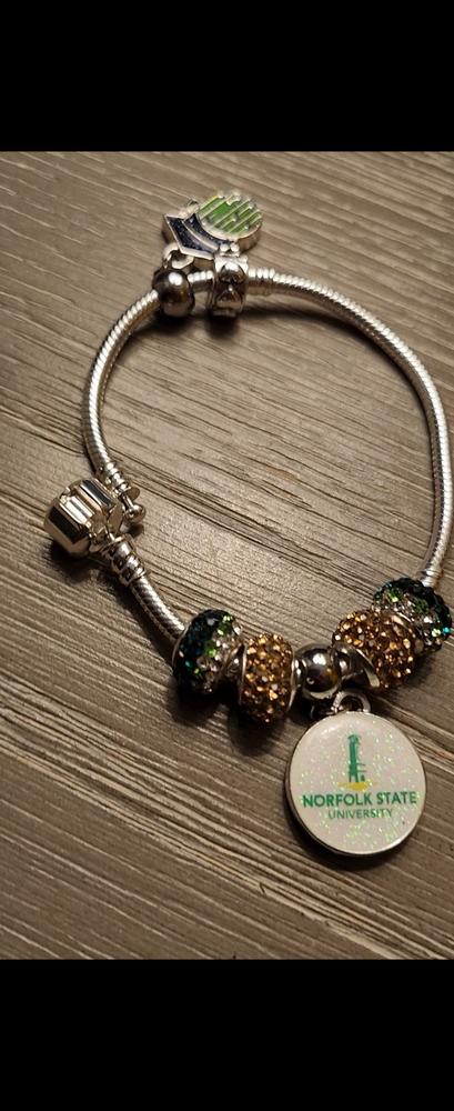 Norfolk State University Bracelet (Back order, ships 11/30) - Customer Photo From Marsha Ballard