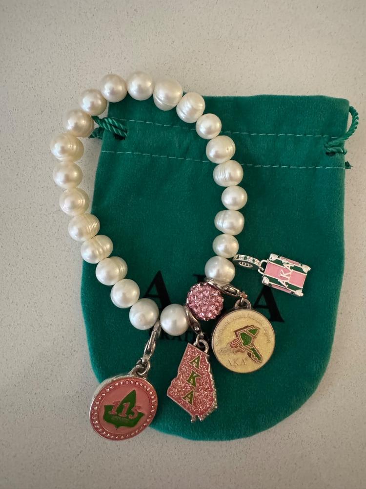 AKA Luggage Charm （Back-ordered, ships 12/20) - Customer Photo From Cynthia Turner