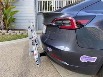 tesla model 3 trailer hitch bike rack