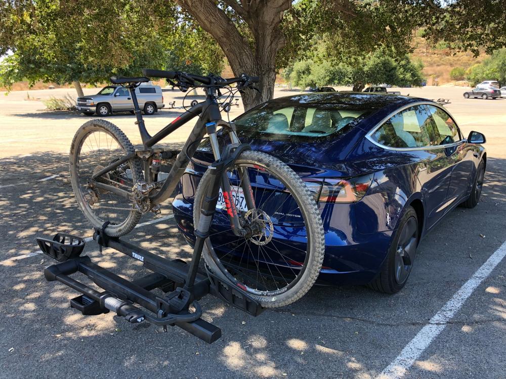 tesla model 3 trailer hitch bike rack