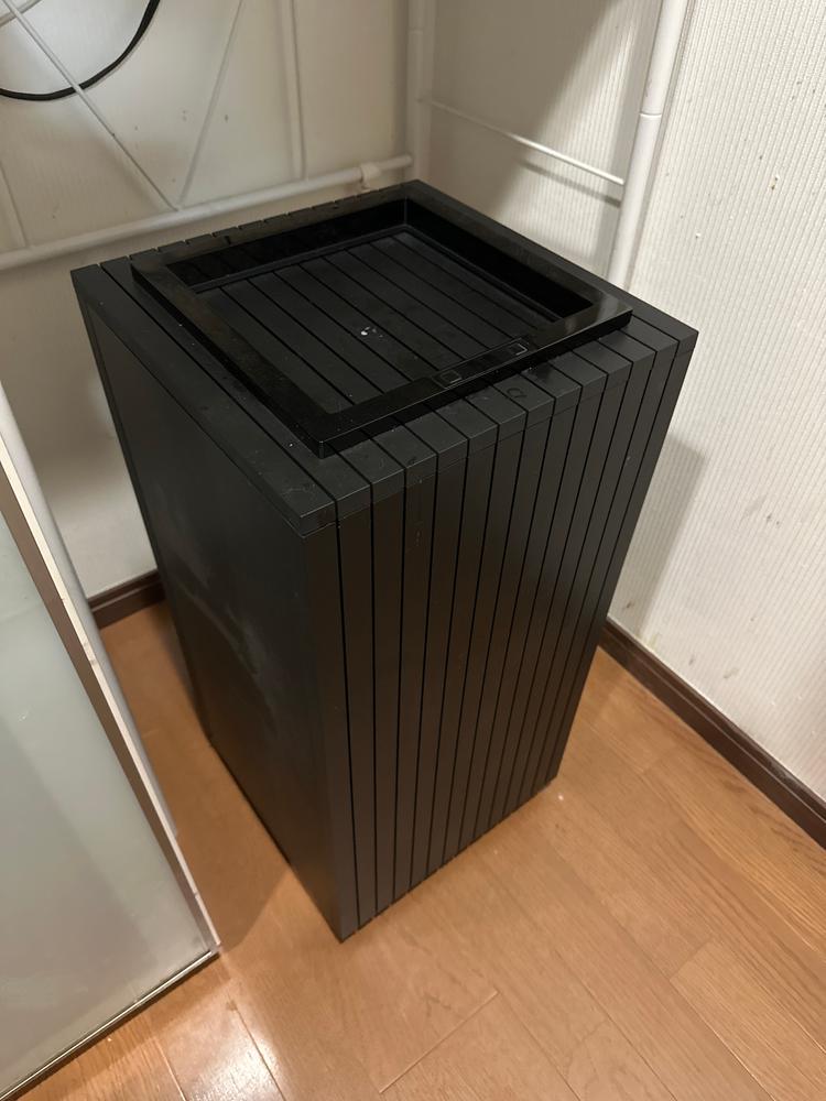 ZitA SQUARE ホワイト zita-sq11（ひらけ、ゴミ箱 ZitAに次世代