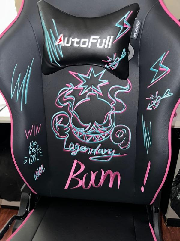 AutoFull Graffiti Gaming Chair - Customer Photo From Kiya