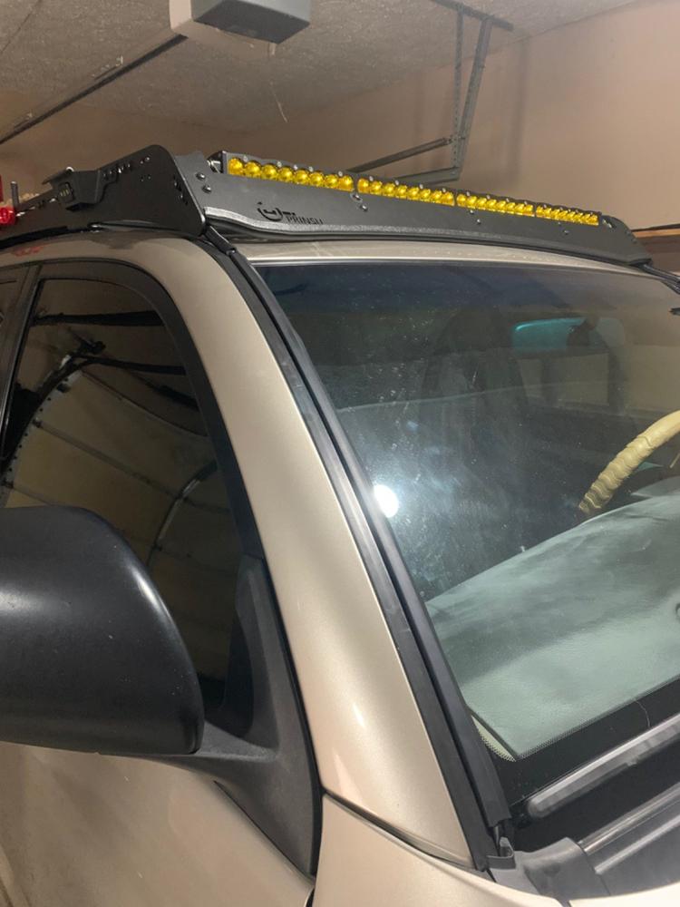 KC Wire Hider - How to Hide Roof Rack Light Bar Wires on Windshield?