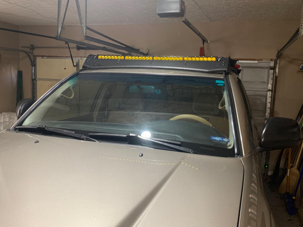 KC Wire Hider - How to Hide Roof Rack Light Bar Wires on Windshield?