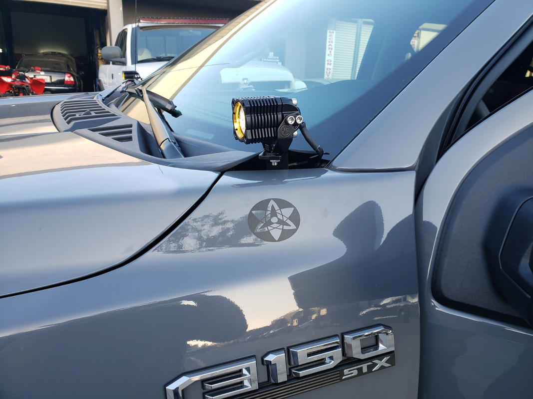 KC HiLiTES Flex Single LED Lights for Spread Beam for Motorcycle, UTV