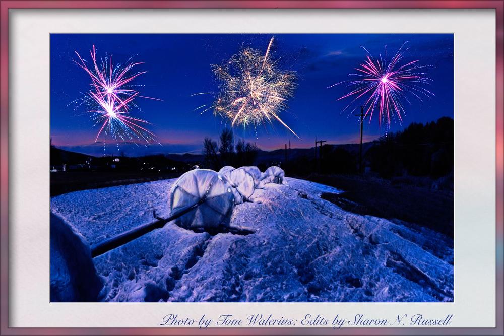 Fireworks Overlays - Customer Photo From Sharon Russell