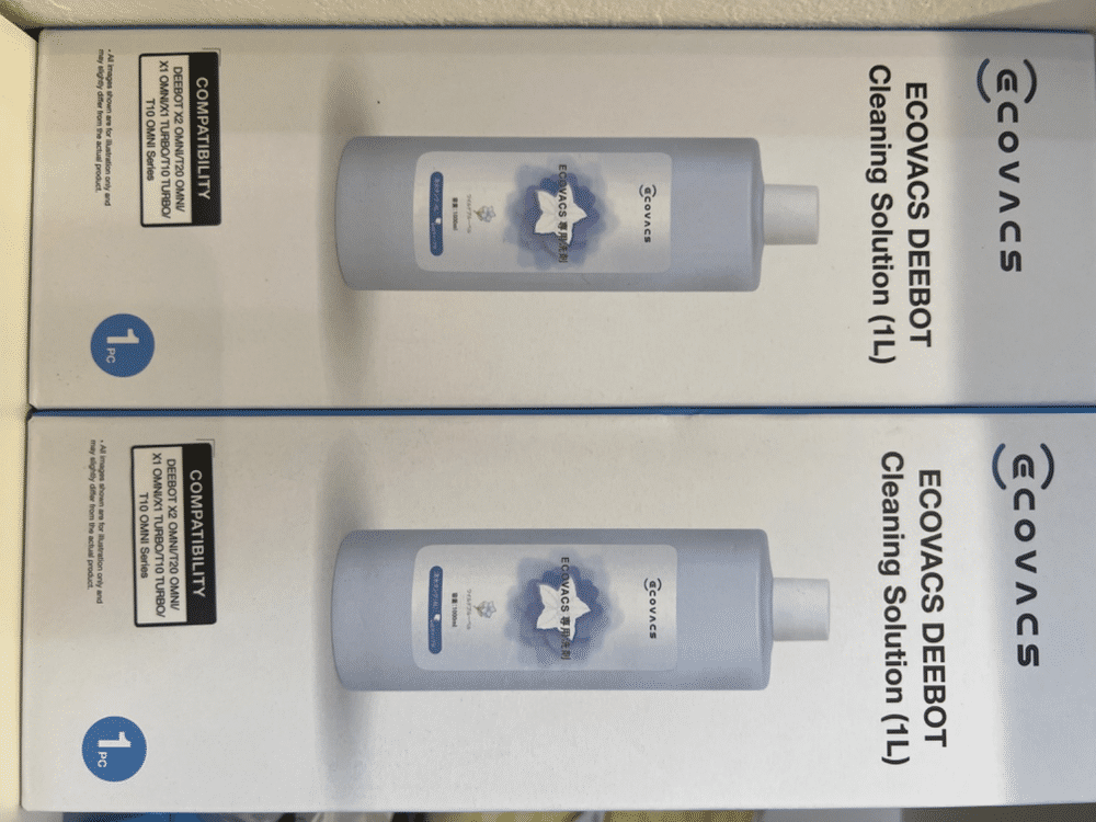 Liquide de nettoyage compatible avec ECOVACS DEEBOT X1 Parfum Omni Blue  Campanula 1L : : Maison