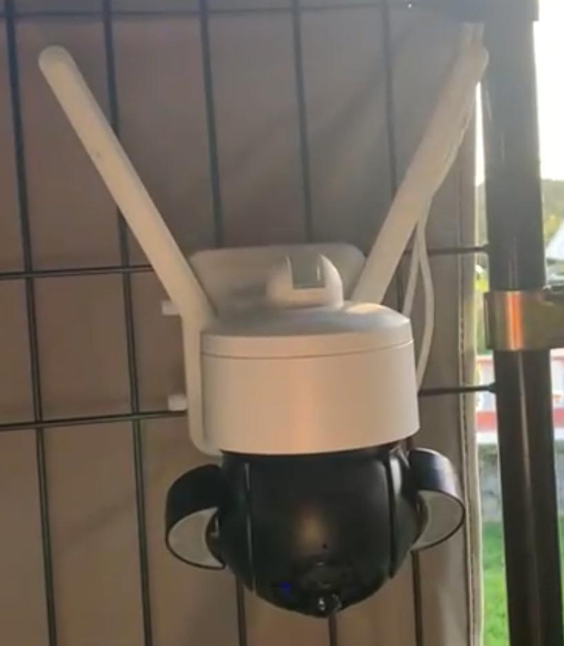 Beach House Smart Solar WIFI PTZ Security Camera - Customer Photo From John H. H. Smith Jr