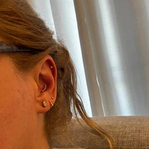 Diamond Constellation Ear Climber Flat Back Earring - Customer Photo From Kirsten Malone